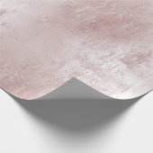 Chic Dusty Rose Blush Pink Wedding Geschenkpapier (Ecke)