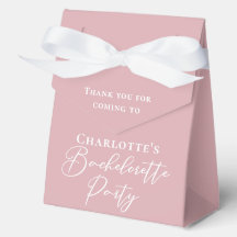 Chic Dusty Rose Pink Custom Bachelorette Party