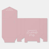 Chic Dusty Rose Pink Custom Bachelorette Party Geschenkschachtel (Ungefaltet)