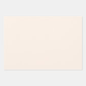 Chic Earth Tones Sand Cream Mauve Solid Color Geschenkpapier Set (Vorderseite)