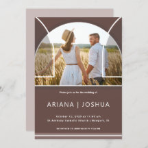 Chic Earthy Plum Arch Foto Wedding