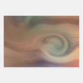 Chic Earthy Strata | Natürlicher Kupferstein Agate Geschenkpapier Set (Vorderseite 3)