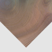 Chic Earthy Strata | Natürlicher Kupferstein Agate Seidenpapier (Ausschnitt)