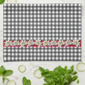 Chic Edelweiss Gingham Küchentuch (Gefaltet)