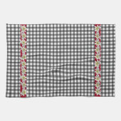 Chic Edelweiss Gingham Küchentuch (Horizontal)