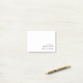 Chic Eine Notiz Von Script-Typografie Post-it-Noti (Auf Schreibtisch)
