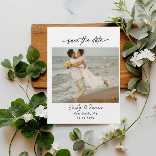 Chic einzigartig Moderne Elegant minimalistisch Save The Date