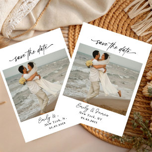 Chic einzigartig Moderne Elegante minimalistische Save The Date