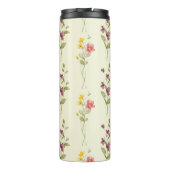 Chic & Einzigartig: personalisiertes Blumendesign Thermosbecher (Rückseite)