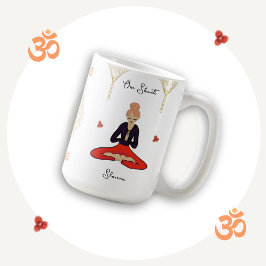 Chic & Einzigartig, Rücksichtsvolle Yoga-Mädchen O Kaffeetasse