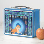 Chic Elegance Country Kariert Metall Brotdose (Beispiel)