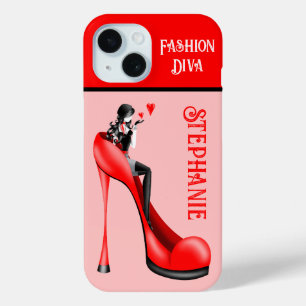 Chic Elegance: Modebewusste Dame beim Küsschenwerf Case-Mate iPhone Hülle