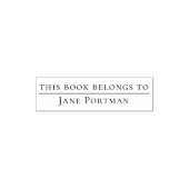 Chic Elegance | Modern | Dieses Buch gehört Permastempel (Design)