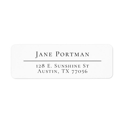 Chic Elegance | Modernes Minimalistisch | RÜCKSEND (Vorne)