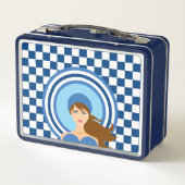 Chic Elegance Niedlich Metall Brotdose (Rückseite)