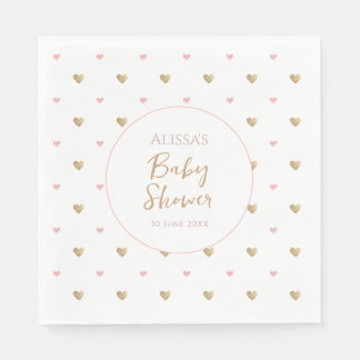 Chic Elegant Baby Shower Serviette