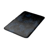 Chic Elegant Blues Black Badematte (Schrägansicht)