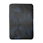 Chic Elegant Blues Black Badematte (Vorderseite Vertikal)