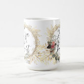 Chic Elegant Blumenzeremonie Personalisiert Kaffeetasse (Mittel)