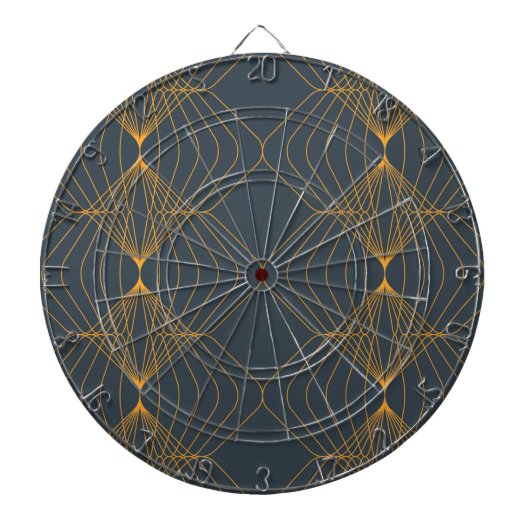 Chic, elegant, einfach geometrisch gegliedert dartscheibe (vorne)