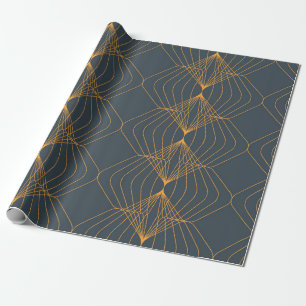 Chic, elegant, einfach geometrisch gegliedert geschenkpapier