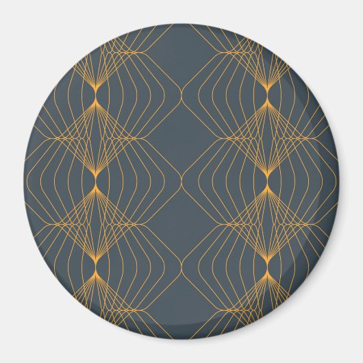 Chic, elegant, einfach geometrisch gegliedert magnet (Vorne)