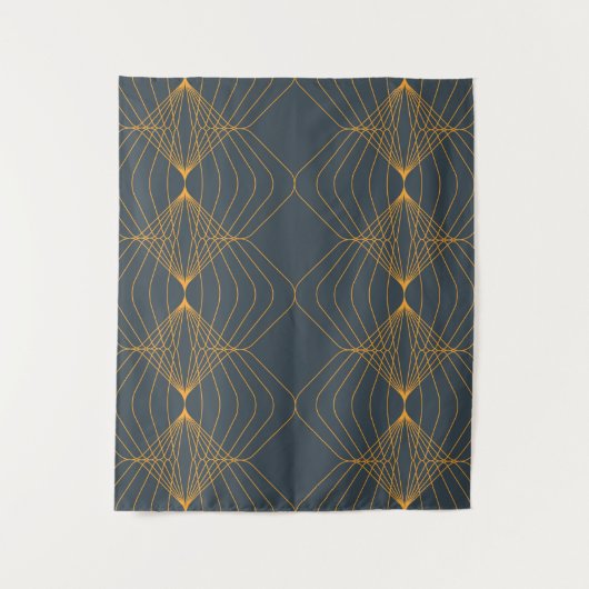 Chic, elegant, einfach geometrisch gegliedert wandteppich (Vorderseite)