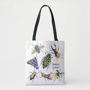 Chic Elegant Entomology Insect Lover Tasche