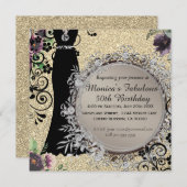 Chic Elegant Fabulous 50. Geburtstag (Vorne/Hinten)