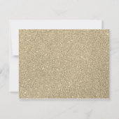 Chic Elegant Fabulous 50. Geburtstag Ankündigung (Rückseite)