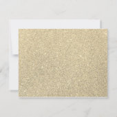 Chic Elegant Fabulous 50. Geburtstag Ankündigung (Rückseite)