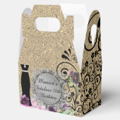 Chic Elegant Fabulous 50th Birthday Geschenkschachtel (Geöffnet)