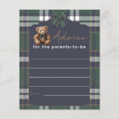 Chic Elegant Fancy Bear R.L. theme parents advice (Vorderseite)