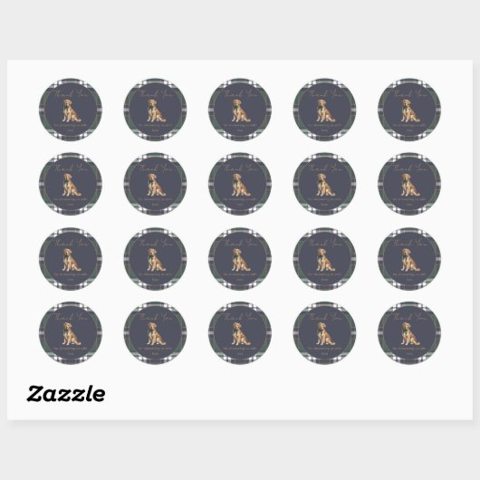 Chic elegant Fancy Dog Theme sticker (Blatt)