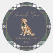 Chic elegant Fancy Dog Theme sticker (Vorderseite)