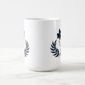 Chic Elegant Floral White Kaffeetasse (Mittel)