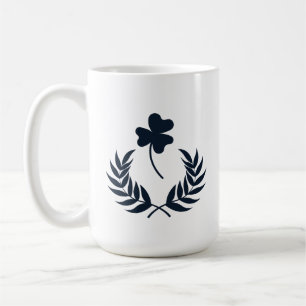 Chic Elegant Floral White Kaffeetasse