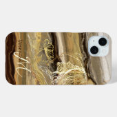 Chic Elegant Marble Case-Mate iPhone Hülle (Rückseite (Horizontal))