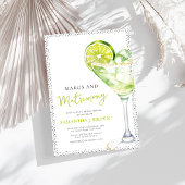 Chic Elegant Margs and Matrimont Brautparty Einladung