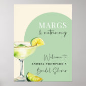 Chic Elegant Margs and Matrimont Brautparty Poster (Vorne)