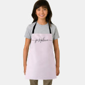 Chic Elegant Moderner Skriptname Schürze (Insitu)