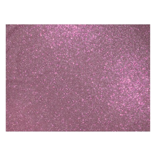 Chic Elegant Plum Lila Funkelnd Glitzer Tischdecke (Vorderseite (Horizontal))