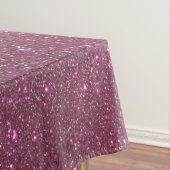 Chic Elegant Plum Lila Funkelnd Glitzer Tischdecke (Beispiel)