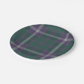 Chic elegant R. Lauren Bear Theme paper plates Pappteller (Schrägansicht)