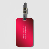 Chic Elegant Schlicht stilvoll Gepäckanhänger (Vorderseite Vertikal)