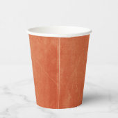 Chic Elegante Burnt Orange Museo Cantonale d'Arte Pappbecher (Rechts)