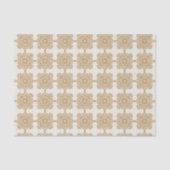 Chic Elegante Gold Barock Seidenpapier (Vorderseite)