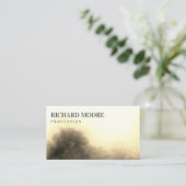 Chic Elegante Misty Abstrakt Visitenkarte (Stehend Vorderseite)