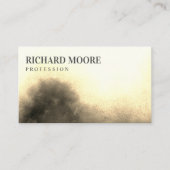 Chic Elegante Misty Abstrakt Visitenkarte (Vorderseite)