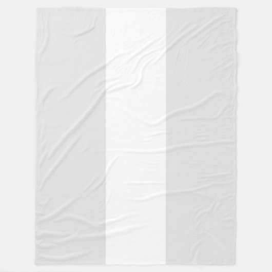 Chic Elegante Nahtlose Weiße Streifen Fleecedecke (Vorderseite)